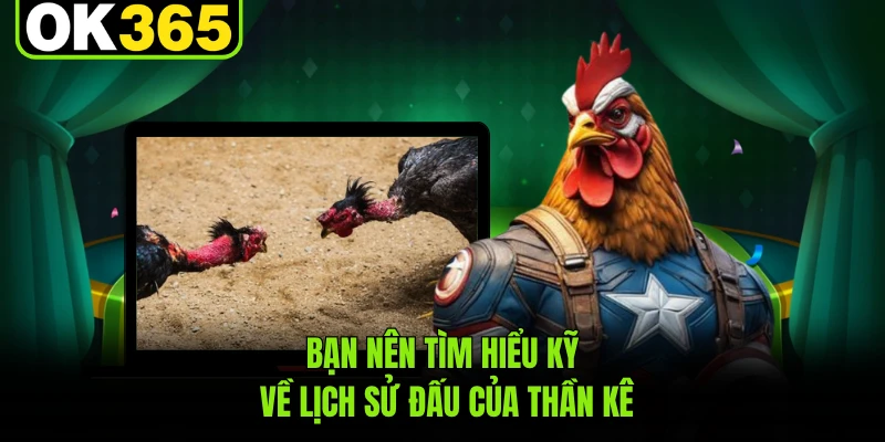 Bạn nên tìm hiểu kỹ về lịch sử đấu của thần kê