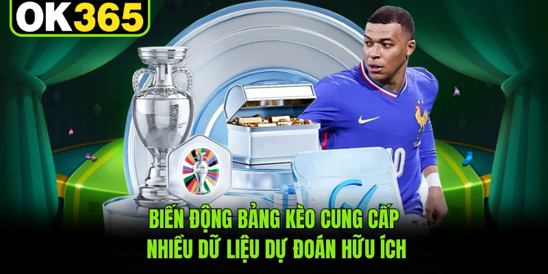 Biến động bảng kèo cung cấp nhiều dữ liệu dự đoán hữu ích