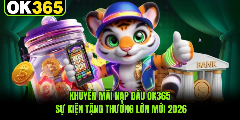 Khuyến Mãi Nạp Đầu OK365 - Sự Kiện Tặng Thưởng Lớn Mới 2026