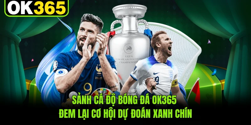 Sảnh cá độ bóng đá OK365 đem lại cơ hội dự đoán xanh chín
