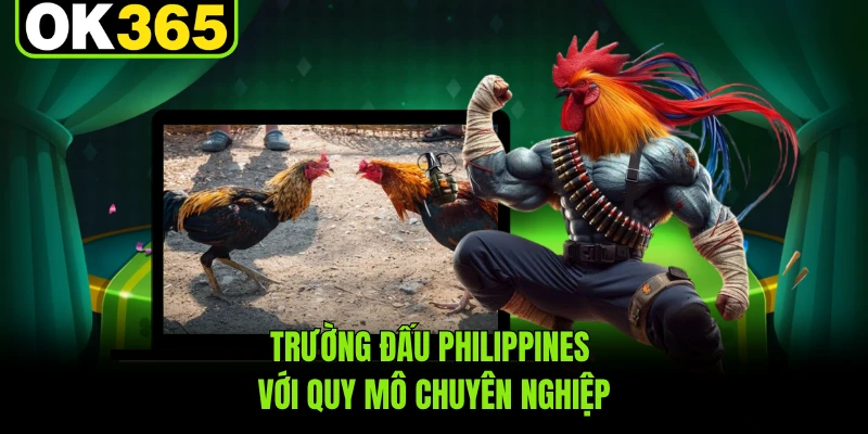 Trường đấu Philippines với quy mô chuyên nghiệp